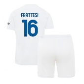 Inter Milan Davide Frattesi #16 Udebanetrøje Børn 2023-24 Kortærmet (+ Korte bukser)