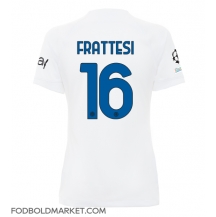 Inter Milan Davide Frattesi #16 Udebanetrøje Dame 2023-24 Kortærmet