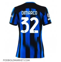 Inter Milan Federico Dimarco #32 Hjemmebanetrøje Dame 2023-24 Kortærmet