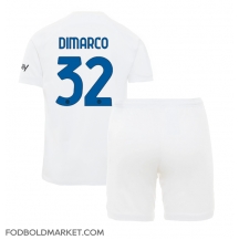 Inter Milan Federico Dimarco #32 Udebanetrøje Børn 2023-24 Kortærmet (+ Korte bukser)