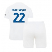 Inter Milan Henrikh Mkhitaryan #22 Udebanetrøje Børn 2023-24 Kortærmet (+ Korte bukser)