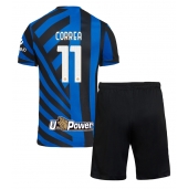 Inter Milan Joaquin Correa #11 Hjemmebanetrøje Børn 2024-25 Kortærmet (+ Korte bukser)