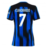 Inter Milan Juan Cuadrado #7 Hjemmebanetrøje Dame 2023-24 Kortærmet