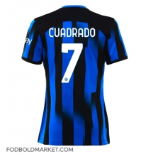 Inter Milan Juan Cuadrado #7 Hjemmebanetrøje Dame 2023-24 Kortærmet