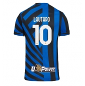 Inter Milan Lautaro Martinez #10 Hjemmebanetrøje 2024-25 Kortærmet