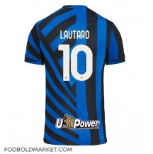 Inter Milan Lautaro Martinez #10 Hjemmebanetrøje 2024-25 Kortærmet