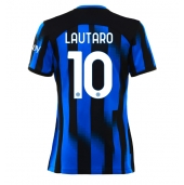 Inter Milan Lautaro Martinez #10 Hjemmebanetrøje Dame 2023-24 Kortærmet