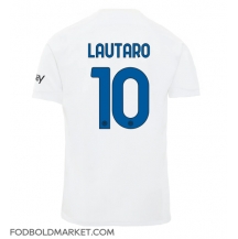 Inter Milan Lautaro Martinez #10 Udebanetrøje 2023-24 Kortærmet