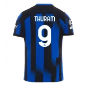 Inter Milan Marcus Thuram #9 Hjemmebanetrøje 2023-24 Kortærmet