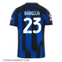 Inter Milan Nicolo Barella #23 Hjemmebanetrøje 2023-24 Kortærmet