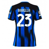 Inter Milan Nicolo Barella #23 Hjemmebanetrøje Dame 2023-24 Kortærmet