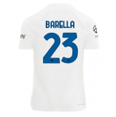 Inter Milan Nicolo Barella #23 Udebanetrøje 2023-24 Kortærmet