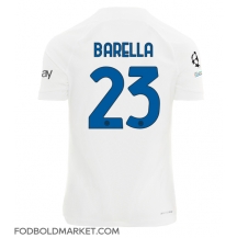 Inter Milan Nicolo Barella #23 Udebanetrøje 2023-24 Kortærmet