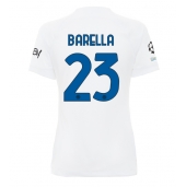 Inter Milan Nicolo Barella #23 Udebanetrøje Dame 2023-24 Kortærmet