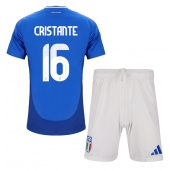 Italien Bryan Cristante #16 Hjemmebanetrøje Børn EM 2024 Kortærmet (+ Korte bukser)