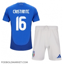 Italien Bryan Cristante #16 Hjemmebanetrøje Børn EM 2024 Kortærmet (+ Korte bukser)