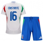 Italien Bryan Cristante #16 Udebanetrøje Børn EM 2024 Kortærmet (+ Korte bukser)