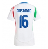 Italien Bryan Cristante #16 Udebanetrøje Dame EM 2024 Kortærmet