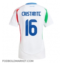 Italien Bryan Cristante #16 Udebanetrøje Dame EM 2024 Kortærmet