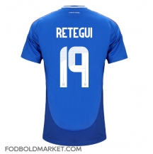 Italien Mateo Retegui #19 Hjemmebanetrøje EM 2024 Kortærmet