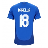 Italien Nicolo Barella #18 Hjemmebanetrøje EM 2024 Kortærmet