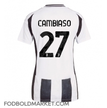 Juventus Andrea Cambiaso #27 Hjemmebanetrøje Dame 2024-25 Kortærmet