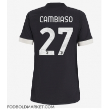 Juventus Andrea Cambiaso #27 Tredjetrøje Dame 2023-24 Kortærmet