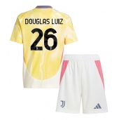 Juventus Douglas Luiz #26 Udebanetrøje Børn 2024-25 Kortærmet (+ Korte bukser)