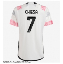 Juventus Federico Chiesa #7 Udebanetrøje 2023-24 Kortærmet