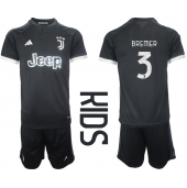 Juventus Gleison Bremer #3 Tredjetrøje Børn 2023-24 Kortærmet (+ Korte bukser)