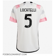 Juventus Manuel Locatelli #5 Udebanetrøje 2023-24 Kortærmet