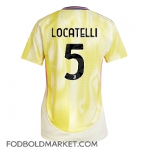 Juventus Manuel Locatelli #5 Udebanetrøje Dame 2024-25 Kortærmet