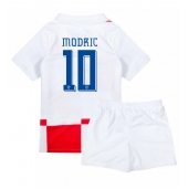 Kroatien Luka Modric #10 Hjemmebanetrøje Børn EM 2024 Kortærmet (+ Korte bukser)