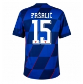 Kroatien Mario Pasalic #15 Udebanetrøje EM 2024 Kortærmet