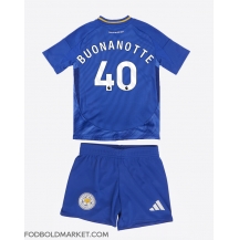 Leicester City Facundo Buonanotte #40 Hjemmebanetrøje Børn 2024-25 Kortærmet (+ Korte bukser)