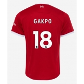 Liverpool Cody Gakpo #18 Hjemmebanetrøje 2023-24 Kortærmet