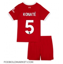 Liverpool Ibrahima Konate #5 Hjemmebanetrøje Børn 2023-24 Kortærmet (+ Korte bukser)