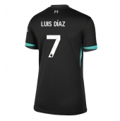 Liverpool Luis Diaz #7 Udebanetrøje Dame 2024-25 Kortærmet