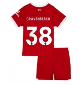 Liverpool Ryan Gravenberch #38 Hjemmebanetrøje Børn 2023-24 Kortærmet (+ Korte bukser)