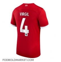 Liverpool Virgil van Dijk #4 Hjemmebanetrøje 2023-24 Kortærmet