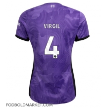 Liverpool Virgil van Dijk #4 Tredjetrøje Dame 2023-24 Kortærmet