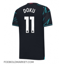 Manchester City Jeremy Doku #11 Tredjetrøje 2023-24 Kortærmet