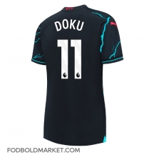 Manchester City Jeremy Doku #11 Tredjetrøje Dame 2023-24 Kortærmet