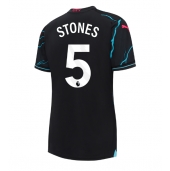 Manchester City John Stones #5 Tredjetrøje Dame 2023-24 Kortærmet