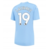 Manchester City Julian Alvarez #19 Hjemmebanetrøje Dame 2023-24 Kortærmet