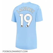 Manchester City Julian Alvarez #19 Hjemmebanetrøje Dame 2023-24 Kortærmet