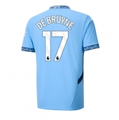 Manchester City Kevin De Bruyne #17 Hjemmebanetrøje 2024-25 Kortærmet