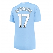 Manchester City Kevin De Bruyne #17 Hjemmebanetrøje Dame 2023-24 Kortærmet