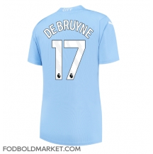 Manchester City Kevin De Bruyne #17 Hjemmebanetrøje Dame 2023-24 Kortærmet