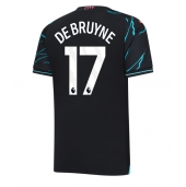 Manchester City Kevin De Bruyne #17 Tredjetrøje 2023-24 Kortærmet